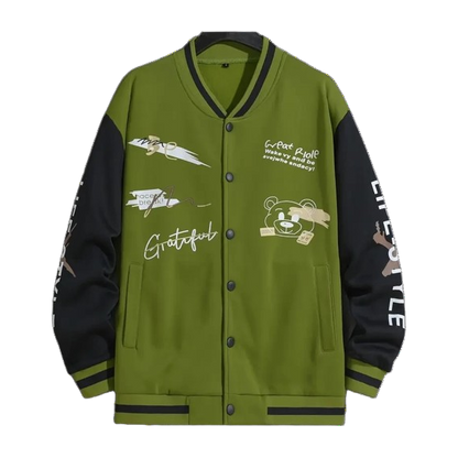 Bear-y Cool Varsity Jacket