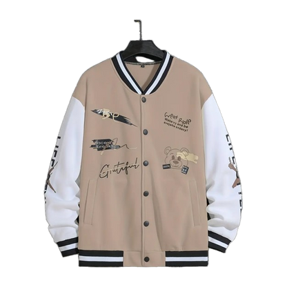 Bear-y Cool Varsity Jacket