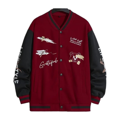 Bear-y Cool Varsity Jacket