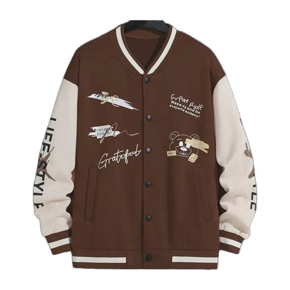 Bear-y Cool Varsity Jacket