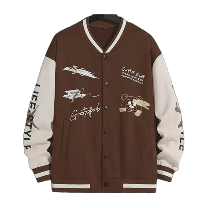 Bear-y Cool Varsity Jacket