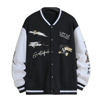 Bear-y Cool Varsity Jacket