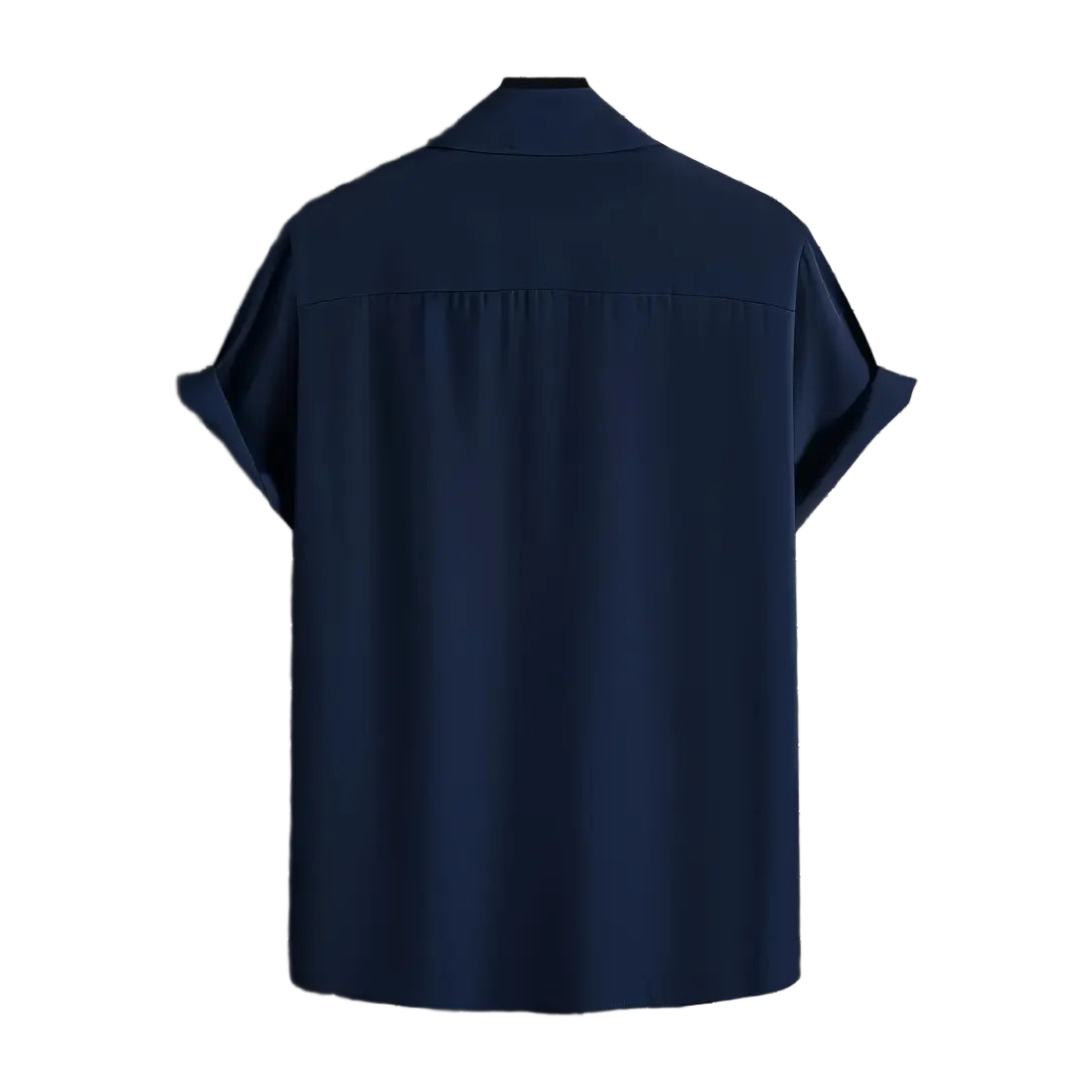 Black Split Tribal Panel Shirt (Red)