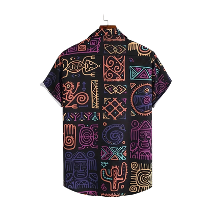 Neon Ancestral Doodle Shirt