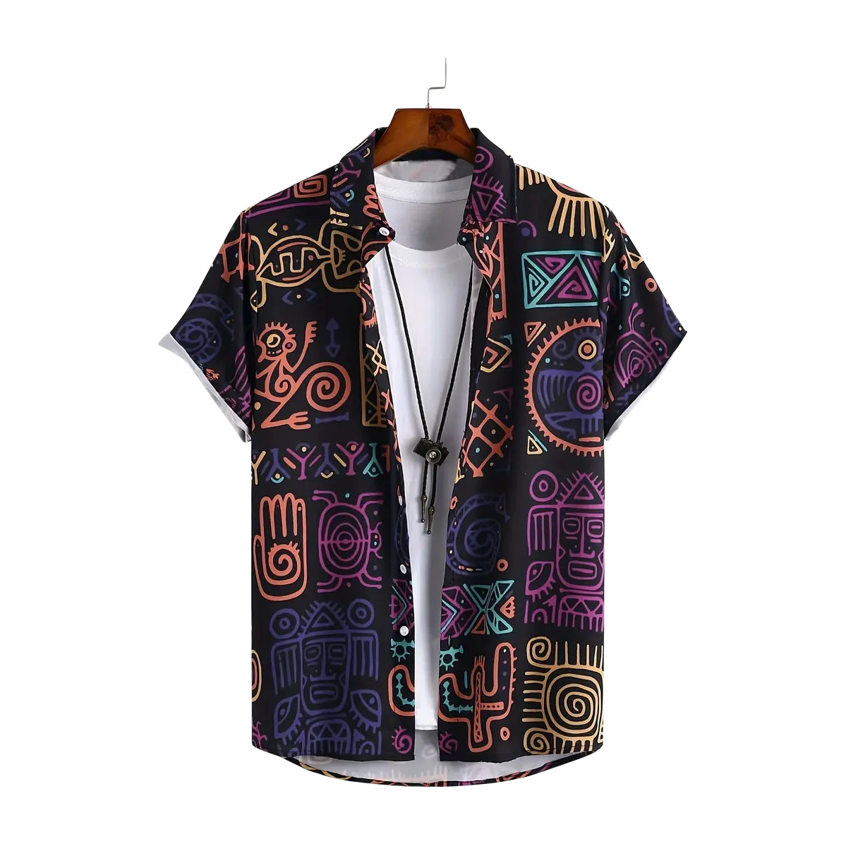 Neon Ancestral Doodle Shirt