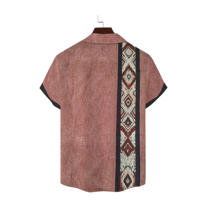 Desert Sun Geo-Panel Camp Shirt