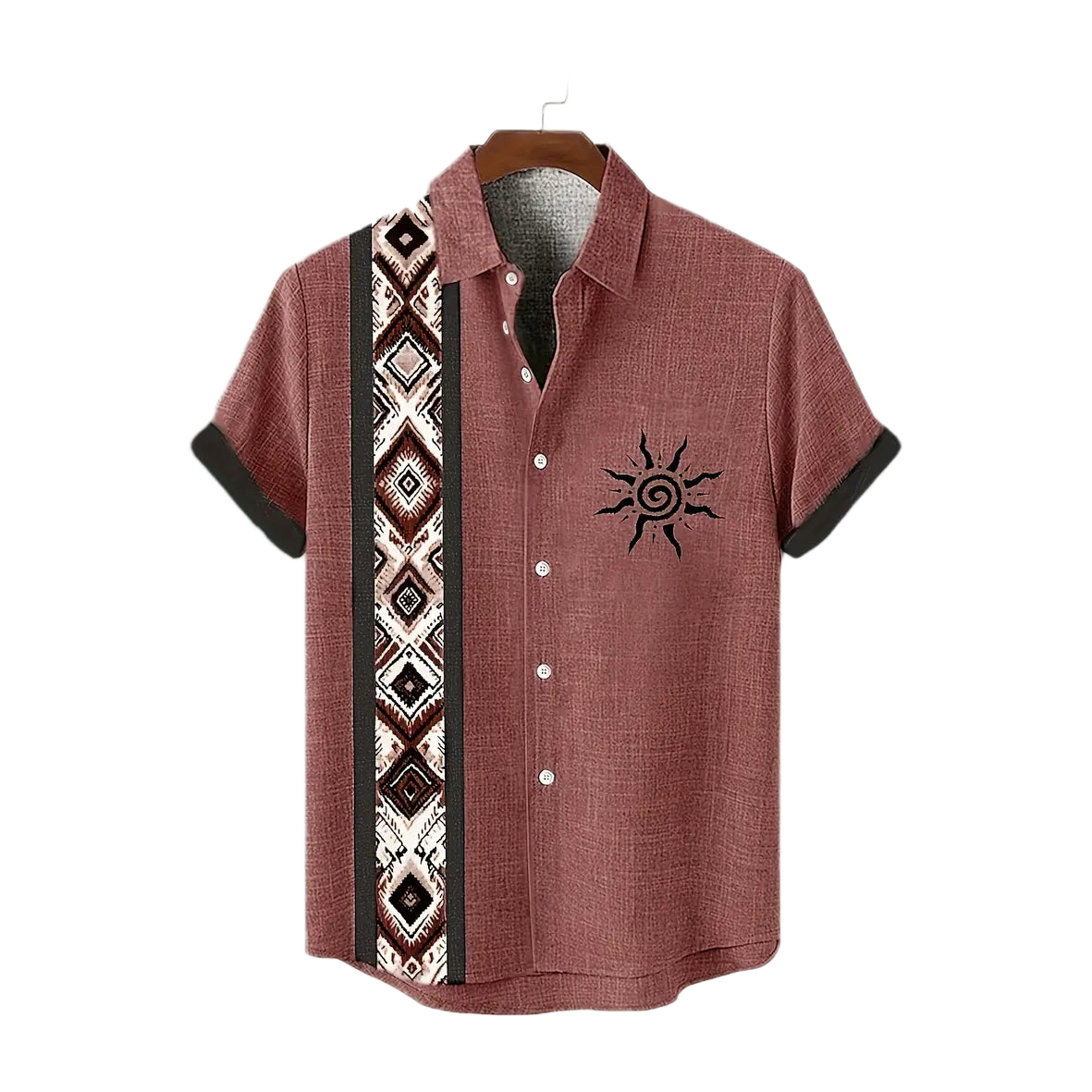 Desert Sun Geo-Panel Camp Shirt