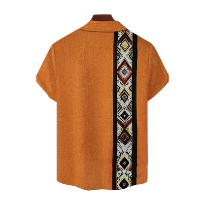 Desert Sun Geo-Panel Camp Shirt