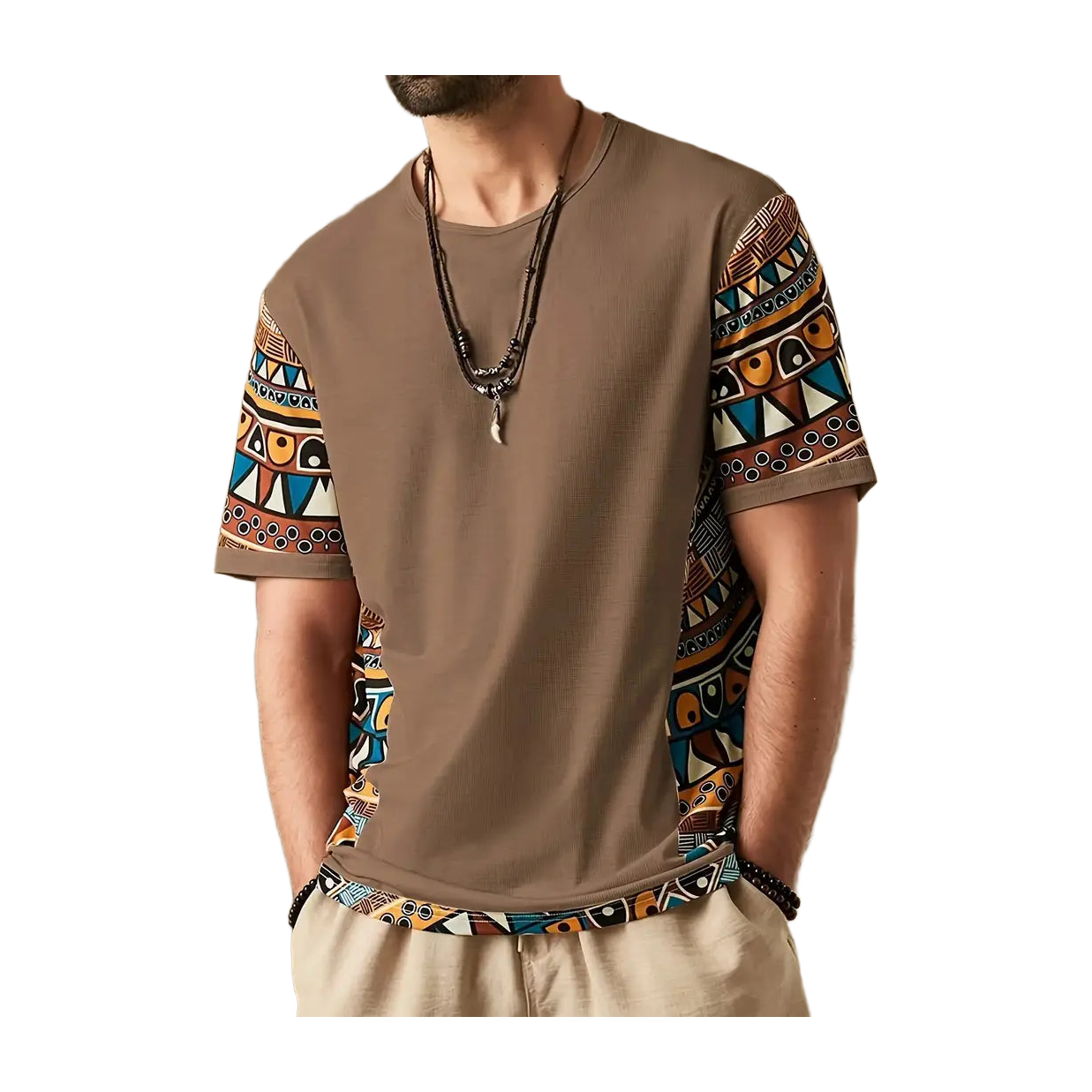 Earth Tone Tribe Sleeve Tee
