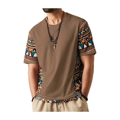 Earth Tone Tribe Sleeve Tee