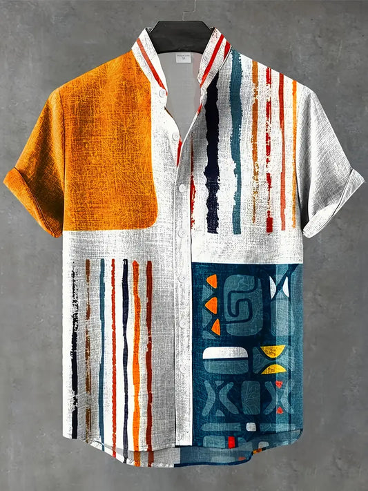 Primary Patchwork Art Shirt