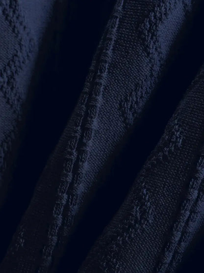 Men's Summer Slim Fit T-Shirt - Breathable Knit Fabric, Solid Color Round Neck Casual Tee