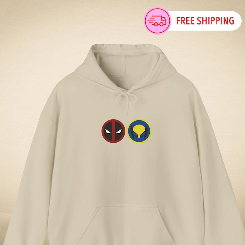 Unbreakable Bond: Deadpool & Wolverine Hoodie