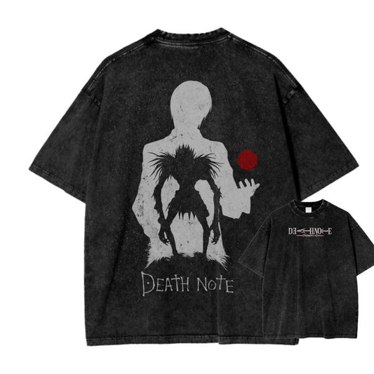 Discover the Enigma with L & Ryuk’s Dual Worlds Oversized Tee