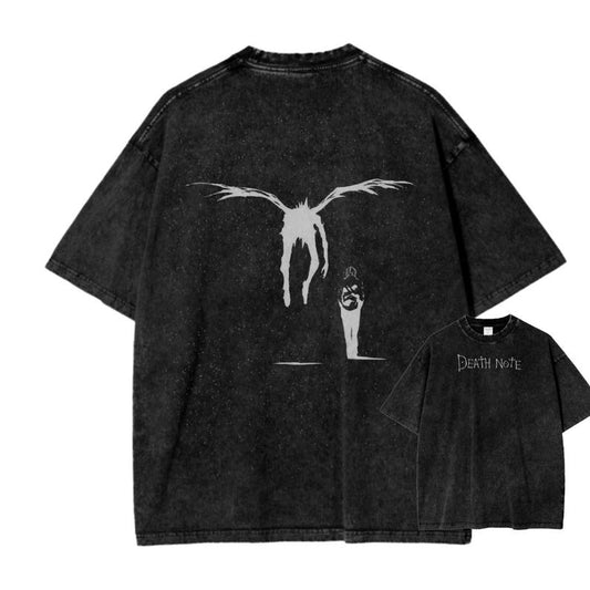 Merge Genius and Mischief with L & Ryuk’s Dynamic Duo Oversized Tee