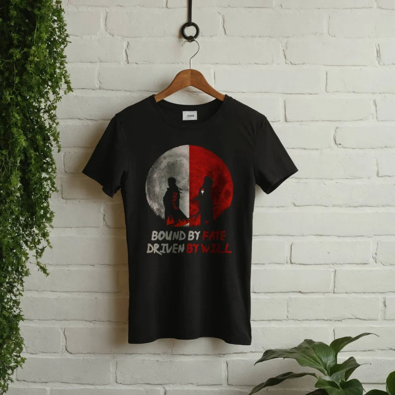 Epic Naruto Uchiha Clan vs. Hokage T-Shirt - Anime Battle Design Tee