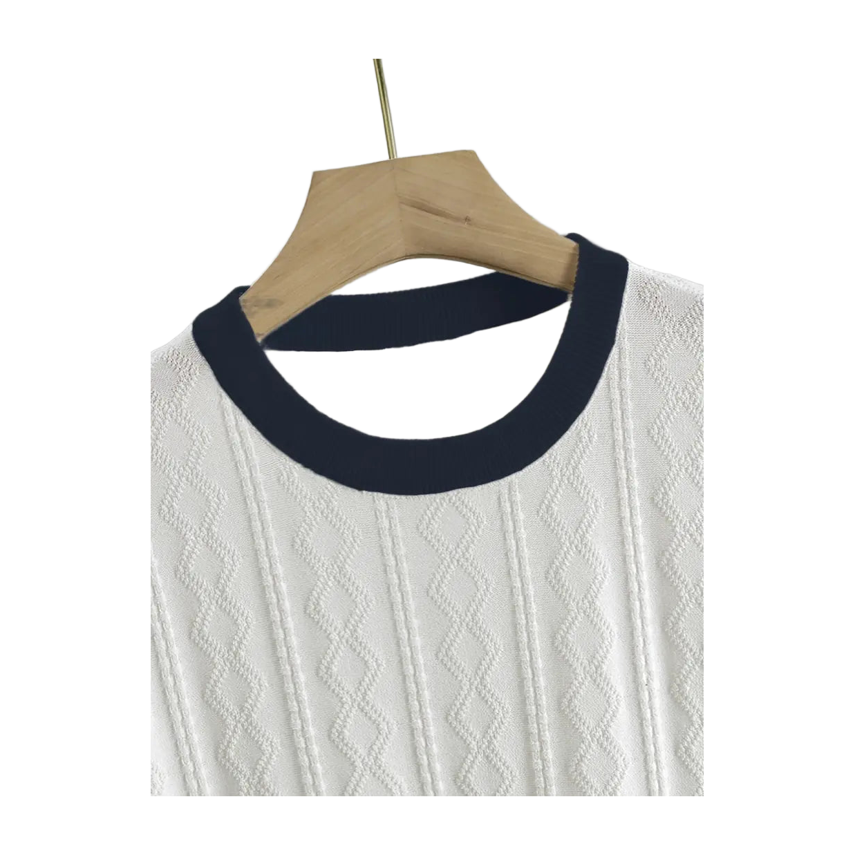 Men's Summer Slim Fit T-Shirt - Breathable Knit Fabric, Solid Color Round Neck Casual Tee