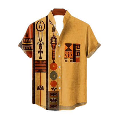 Ochre Yellow Tribal Totem Shirt