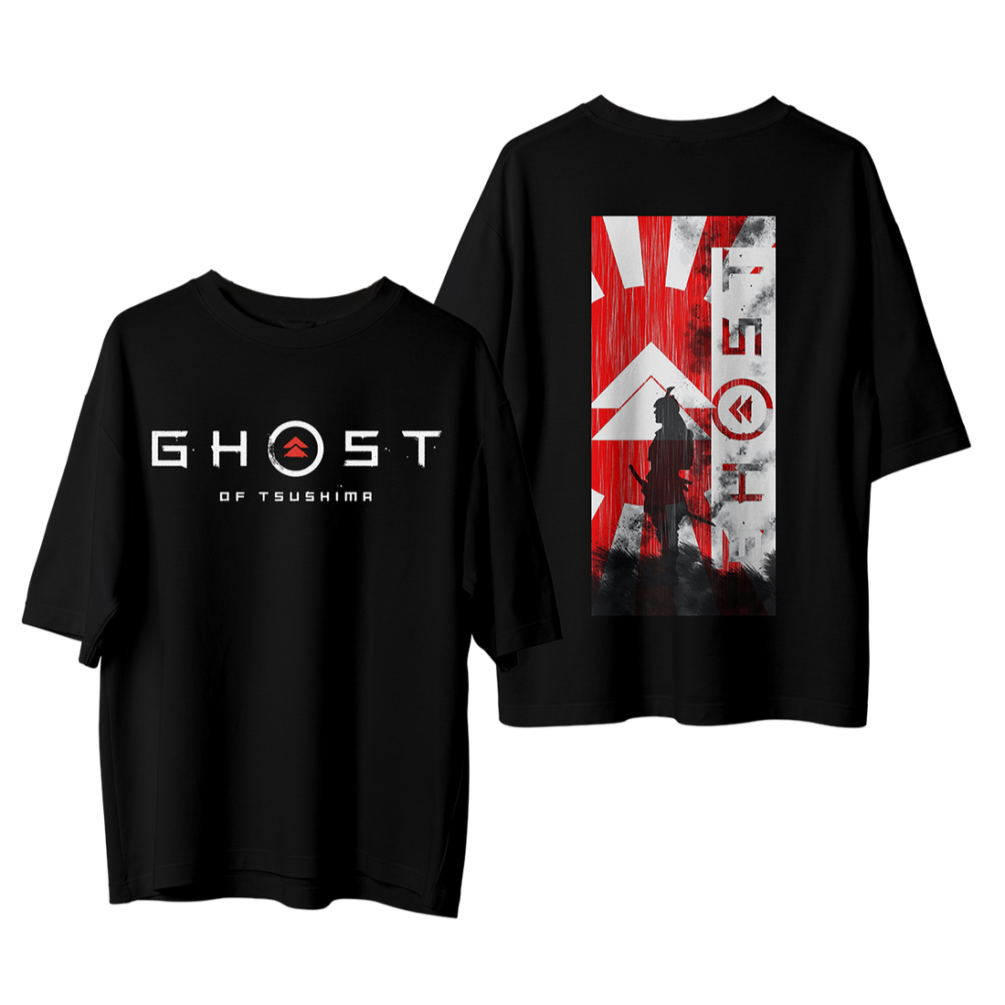 Jin Sakai: The Ghost Rises - Ghost of Tsushima Oversized Tees