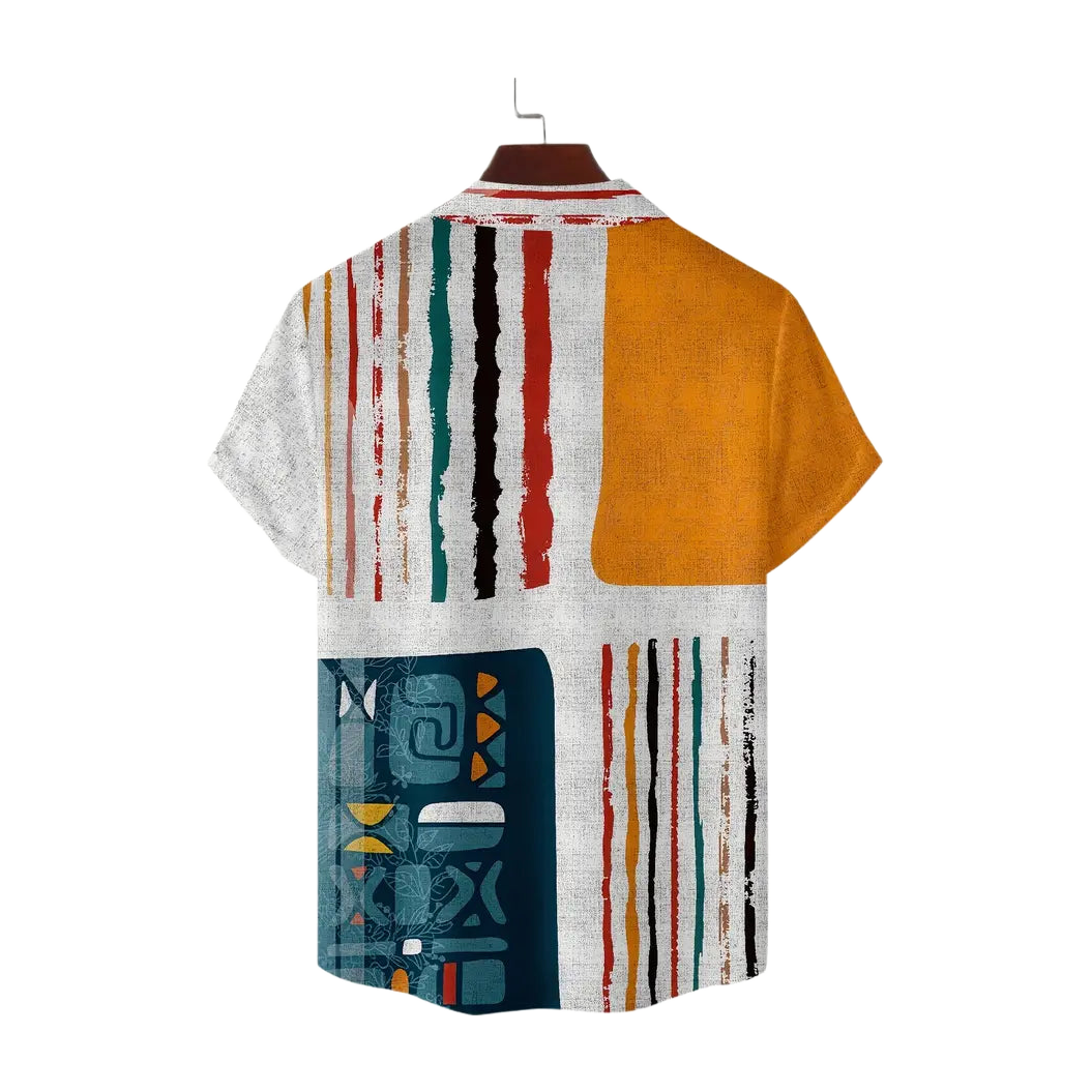 Primary Patchwork Art Shirt