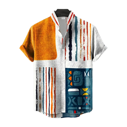 Primary Patchwork Art Shirt
