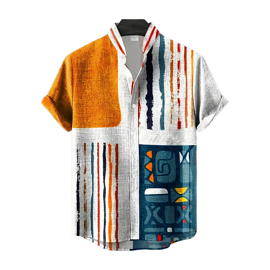 Primary Patchwork Art Shirt