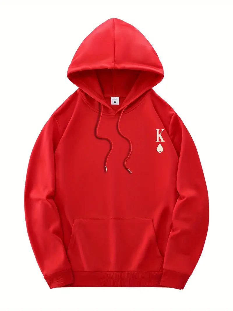 Royal Flush of Style: King of Spades Hoodie