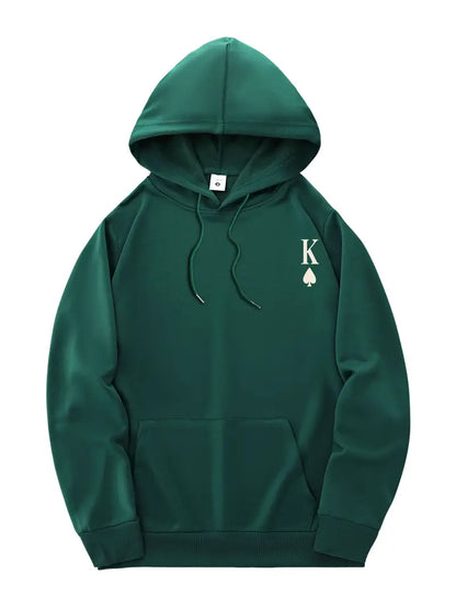 Royal Flush of Style: King of Spades Hoodie