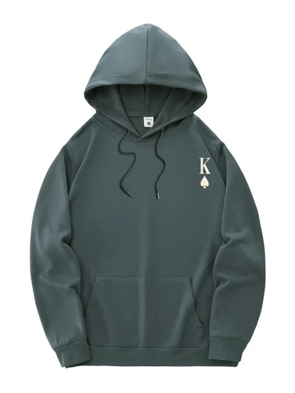 Royal Flush of Style: King of Spades Hoodie