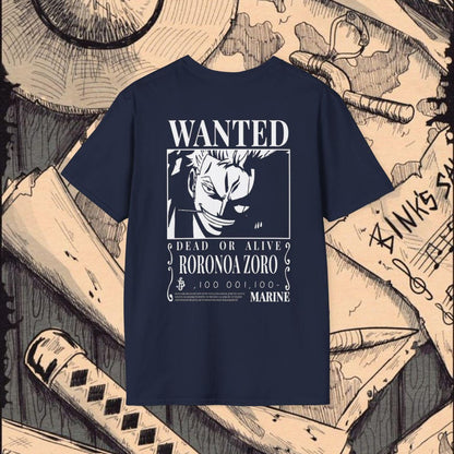 Wanted: Roronoa Zoro T-shirt