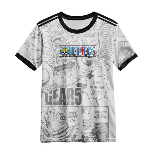 Gear 5: Luffy's Toon Force Masterpiece Manga Oversized tees