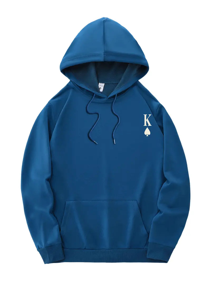 Royal Flush of Style: King of Spades Hoodie