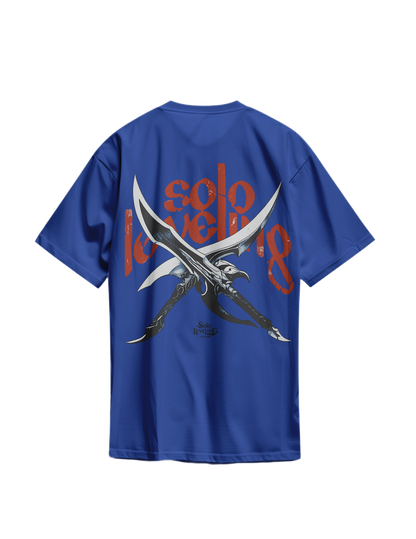 Shadow Monarch Dual Blade Artwork - Unisex Oversized Tee