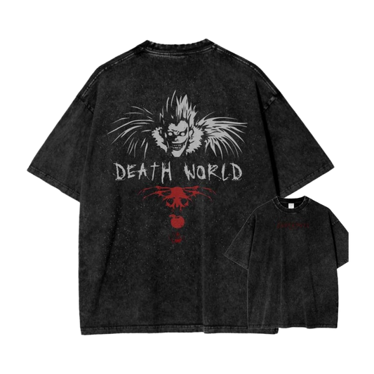 Step into the World of Death Note with the Book of Fate Oversized Tee