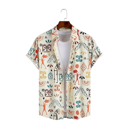 Paleolithic Prowess Print Shirt